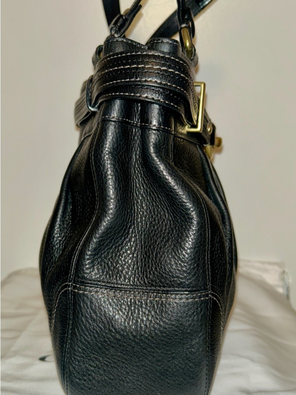 COACH Jackie Horsebit All Leather
Black Handbag Authentic includes Dust Bag! - Picture 3 of 7